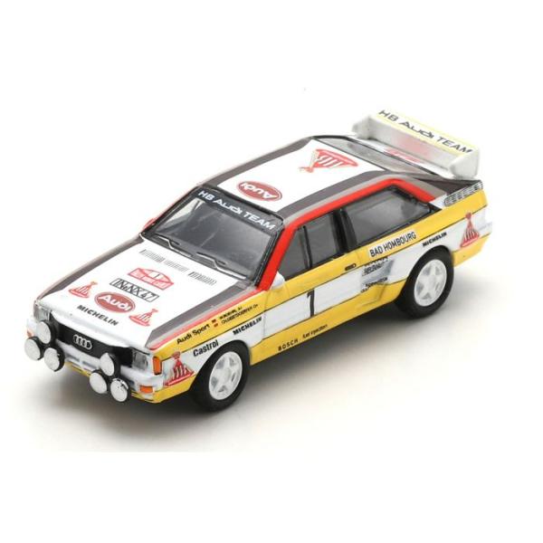 トロフュー 1/43 アウディ スポーツ クアトロ 1984年RACラリー 4位 ＃6 M. Mou...