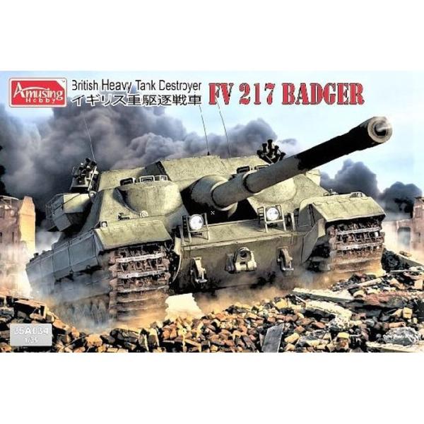 AMH35A034 アミュージングホビー 1/35 イギリス重駆逐戦車FV217バジャー ビーバーコ...