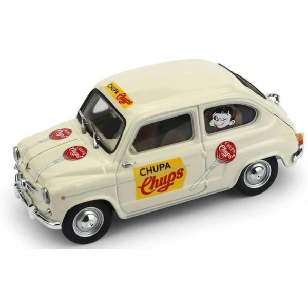 BRUMM 1/43 セアト 600D コマーシャルカー チュッパチャプス 1960 国際貿易 R6...