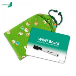 筆記用メモボード 巾着袋付 筆談用 携帯 持ち運び ワイワイボード mimiこむ JI-WiWiC