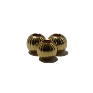 【TADE&KING】 k18中空ビーズ5mm 2個セット タディアンドキング TADY&KING（タディアンドキング） 中空ビーズK18 5mm 1個売り