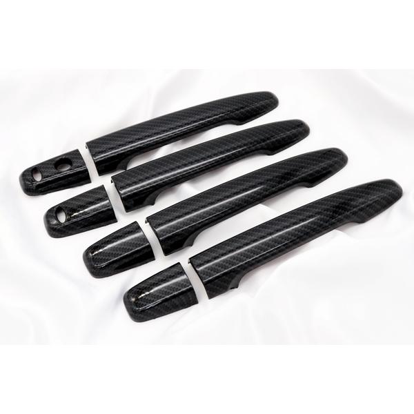 三菱 アウトランダー GF アウトランダー PHEV GG2W イミテーション カーボン ドア ハン...