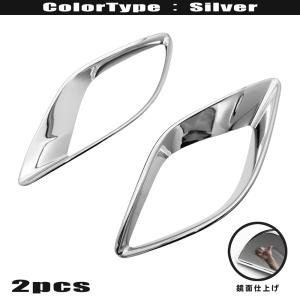 CX-5 KE メッキ ヘッドライト カバー 2pcs マツダ CX5 カスタム パーツ