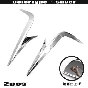 プリウス 50 系 フロントヘッドライトガーニッシュ メッキ ステンレス