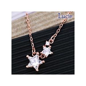 Lucir 送料無料 シルバー925 stellaシリーズdreaming starネックレス 