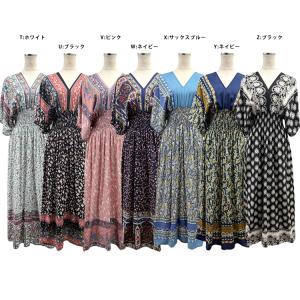ワンピース 夏 半袖 レディース リゾート サ...の詳細画像1