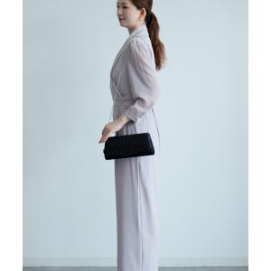 パーティーバッグ 大きめ クラッチ 結婚式 サ...の詳細画像3