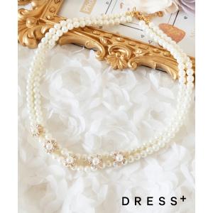 ネックレス パール 結婚式 パーティー レディース ビジュー お呼ばれ ドレス ワンピース シンプル 上品 首飾り Necklaceの商品画像