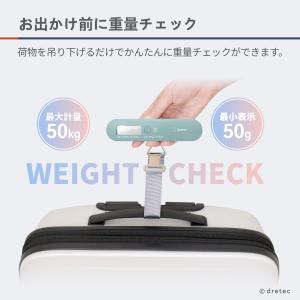 ドリテック 公式 ラゲッジスケール 飛行機 空...の詳細画像3