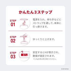 ドリテック 公式 ラゲッジスケール JALオリ...の詳細画像5