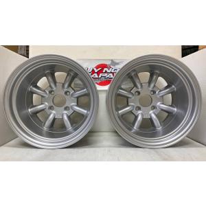 ワタナベ15インチ 4穴114.3 RS Watanabe R TYPE 15×8J±0 4H-114.3 シルバーメタリック 2本 / 15