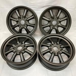 4本セット【在庫あり即納】RS Watanabe R TYPE 18×7.5J+38 6H-139.7 ブラック/18インチ ワタナベ アルミホイール 4本 Dec22 No55 1-4｜driftnowjapan