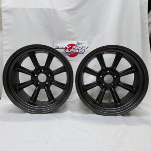 【在庫あり即納】RS Watanabe R TYPE 18×9.5J -19 5H-114.3 ブラック/18インチ ワタナベ アルミホイール 2本｜driftnowjapan