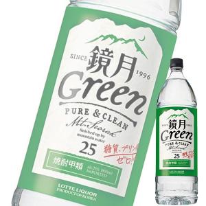 (単品) サントリー 鏡月 グリーン 25% 1.8Lペット (甲類焼酎) (韓国焼酎)｜drikin