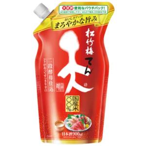奉呈 単品 宝酒造 松竹梅 天 900mlエコパウチ 清酒 京都 日本酒