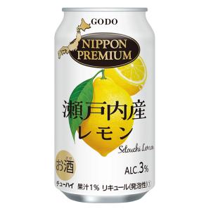 合同酒精 NIPPON PREMIUM 瀬戸内産レモン  x 24本ケース販売 (チューハイ)｜drikin