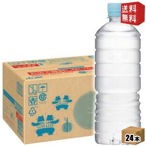 ラベルレスボトル送料無料 アサヒ おいしい水 六甲 600mlペットボトル 24本入 [六甲のおいしい水]｜drink-cvs