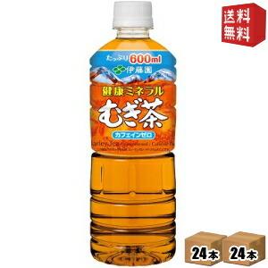 【数量限定特価】 送料無料 伊藤園 健康ミネラルむぎ茶 600mlペットボトル 48本(24本×2ケース)[ミネラル麦茶]｜drink-cvs