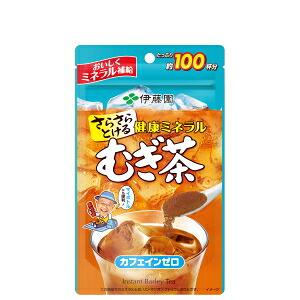 ゆうパケット送料無料 伊藤園 さらさらとける 健康ミネラルむぎ茶 80g×1袋 おーいお茶 粉末 1袋あたり約100杯分 パウダー 麦茶 むぎ茶 健康ミネラル麦茶 カフ…