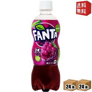 送料無料 コカコーラ ファンタ グレープ 500mlペットボトル 48本 (24本×2ケース) 〔Fanta〕 202107