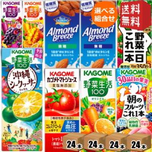 クーポン配布中 送料無料 カゴメ200ml紙パック選べる4ケース 計96本セット 野菜ジュース トマトジュース 野菜生活｜drink-cvs