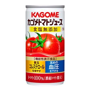 カゴメ　トマトジュース　食塩無添加　機能性表示食品　缶　190g×30缶｜drink-next