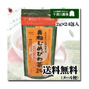 ■【全国送料無料（メール便）】十津川農場 ねじめ びわ茶 2gティーバッグ×24包入 送料無料(一部...