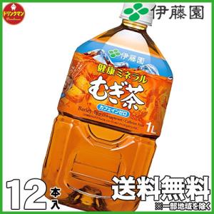 ペットボトル ミネラル 麦茶 伊藤園 天然ミネラルむぎ茶 1.0L×12本｜ドリンクマン