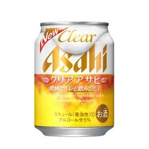 クリアアサヒ　250ｍｌ　１ケース（２４本入）アサヒビール｜drinksenmonten