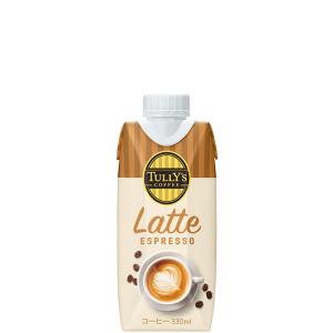 伊藤園 タリーズ エスプレッソ TULLY'S COFFEE ESPRESSO with MILK キャップ付き紙パック 330ml 1ケース12本
