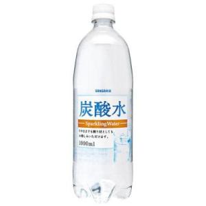 伊賀の炭酸水　1Ｌ（1000ｍｌ）　1ケース（12本入）サンガリア　×　2ケース｜drinksenmonten