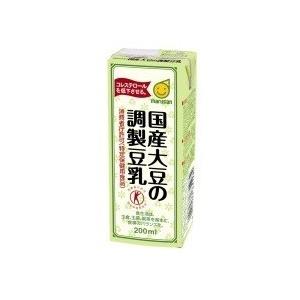 国産大豆の調整豆乳　200ｍｌ　1ケース（24本入）マルサン　×　2ケース