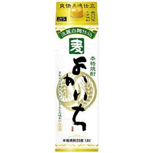 よかいち　麦　２５度　1.8Ｌ 紙パック 2ケース（12本）宝酒造株式会社　麦焼酎｜drinksenmonten