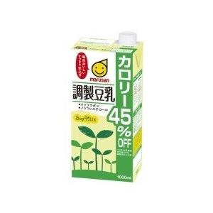 調整豆乳 カロリー45％オフ 1L(1000ml) 1ケース（6本入）マルサン｜drinksenmonten