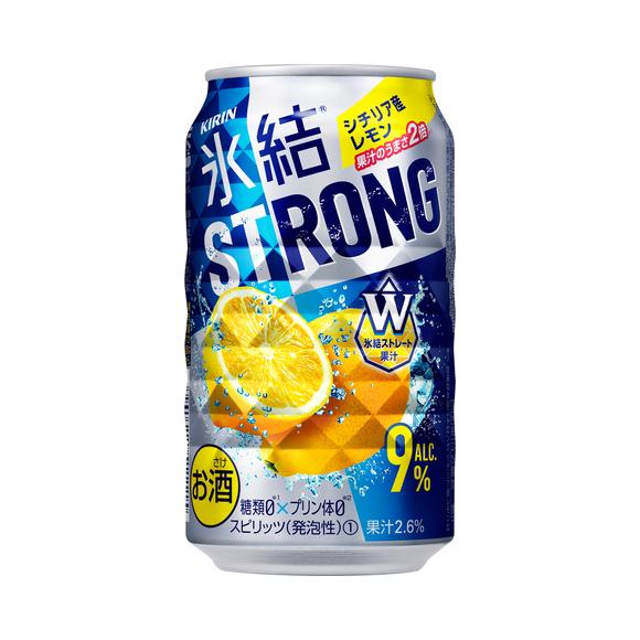 氷結 ストロング　シチリア産レモン　糖類ゼロ　350ml １ケース24本 キリンビール
