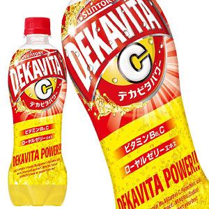 サントリー デカビタパワー 500ml PET × 24本 賞味期限：2ヶ月以上  送料無料 【3〜4営業日以内に出荷】｜drinkya