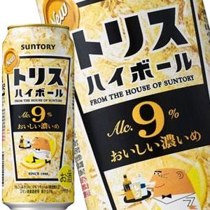 サントリー トリスハイボール キリッと濃いめ 500ml缶×48本［24本×2箱］【5〜8営業日以内に出荷】［ハイボール］［送料無料］｜drinkya