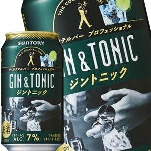 サントリー ザ カクテルバー プロフェッショナル ジントニック 350ml缶×24本