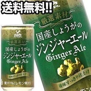 神戸居留地 国産しょうがのジンジャーエール 185ml缶×60本 [20本×3箱]   [賞味期限：...