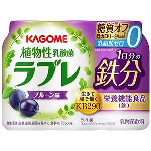 カゴメ ラブレ 1日分の鉄分 植物性乳酸菌飲料 80ml×36本 3本×12P 賞味期限：製造日から...