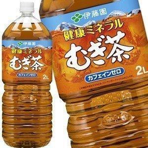 伊藤園 健康ミネラルむぎ茶 2L PET × 12本［6本×2箱］［賞味期限：3ヶ月以上］［送料無料...