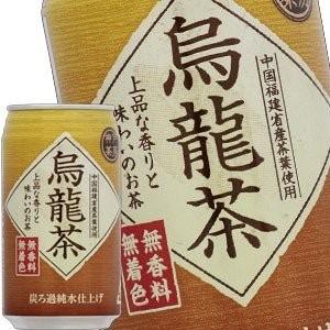 神戸茶房 烏龍茶 340g缶×72本 24本×3箱  賞味期限：3ヶ月以上  送料無料 【4月26日出荷開始】｜drinkya