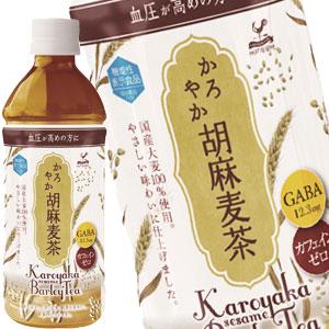 神戸居留地 かろやか胡麻麦茶 500mlPET×48本[24本×2箱][賞味期限：4ヶ月以上] 送料無料 【3月19日出荷開始】