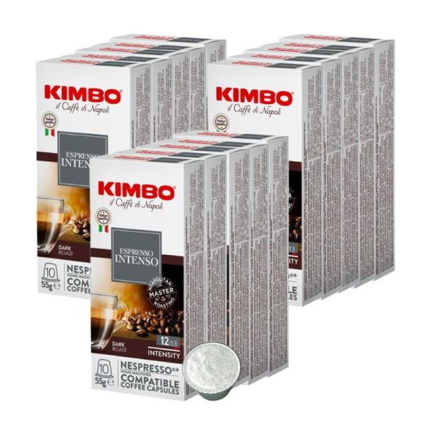 KIMBO キンボ イタリア産 ネスプレッソ 互換 カプセルコーヒー インテンソ×15箱（150カプ...