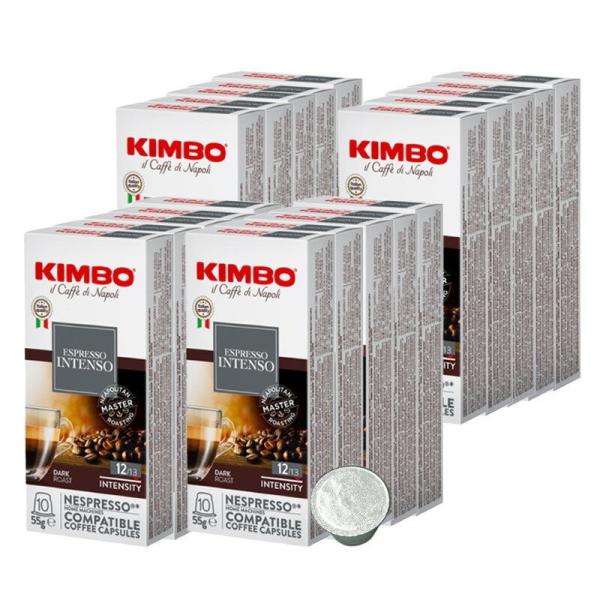 KIMBO キンボ イタリア産 ネスプレッソ 互換 カプセルコーヒー インテンソ×20箱（200カプ...