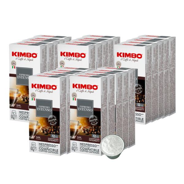 KIMBO キンボ イタリア産 ネスプレッソ 互換 カプセルコーヒー インテンソ×25箱（250カプ...