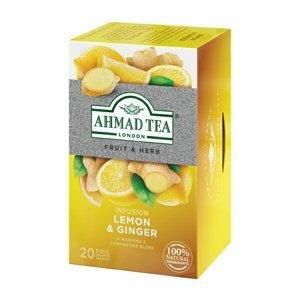 AHMAD TEA アーマッドティーハーブティー レモン＆ジンジャー×24箱 480袋 紅茶【3〜4...