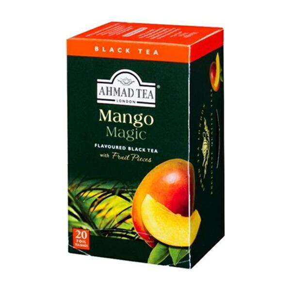 AHMAD TEA アーマッドティー ティーバッグ マンゴー 紅茶 フレーバーティー ×1箱（20袋...
