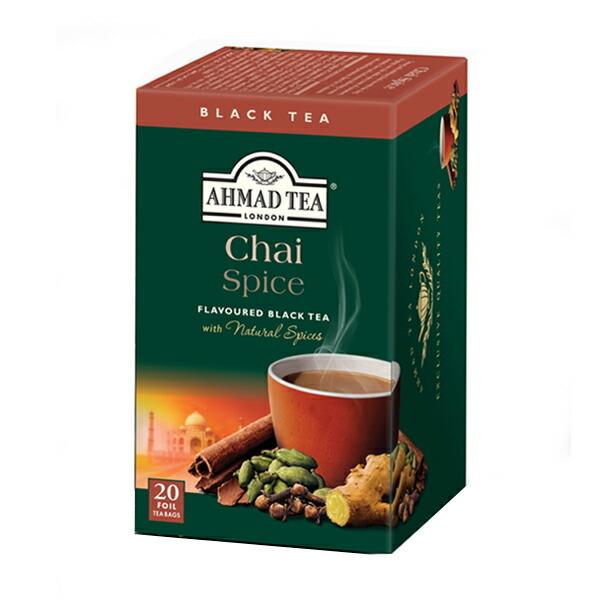 AHMAD TEA アーマッドティー ティーバッグ チャイスパイス 紅茶 ×18箱（360袋） 【3...