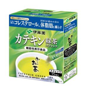 伊藤園 お〜いお茶 カテキン緑茶 スティック 粉末 機能性表示食品 12g×75本[15本×5箱]【3〜4営業日以内に出荷】[送料無料]｜drinkya